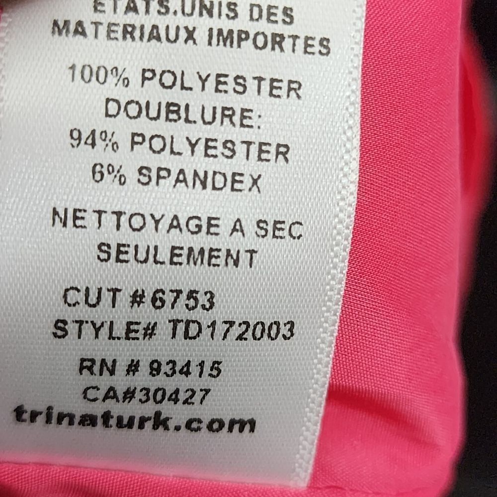 Trina Turk Sz. 8 NWT Pink Swizzle Lambada Cold Shoulder Dress - Picture 16 of 16